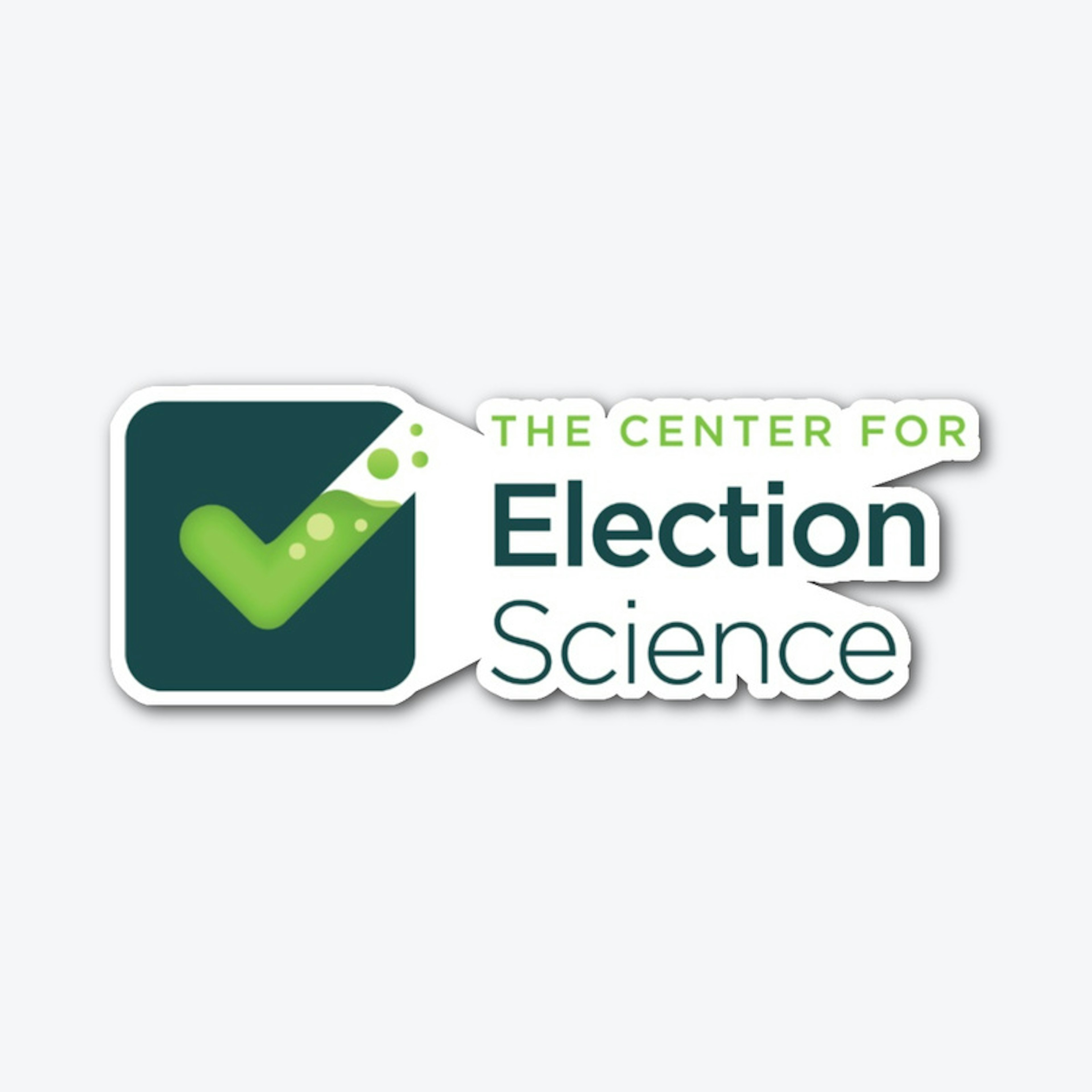 Stick with Election Science Sticker