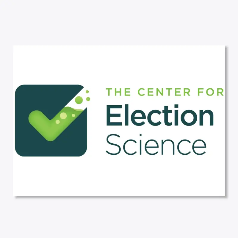 Stick with Election Science Sticker