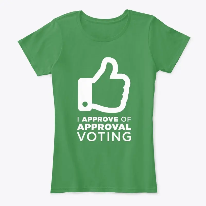 Approval Voting Apparel - White